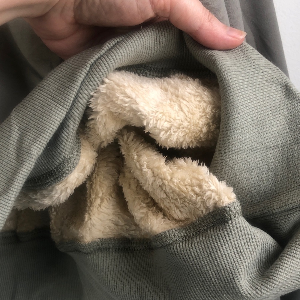 Sage Green Oversized Sweatshirt - Picture 4 of 5